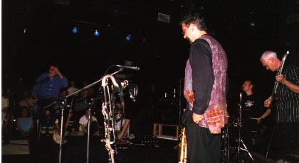Jazz with Creeley at Hallwalls 5 Sep 98