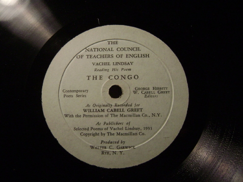 Side 2 of Caedmon Vachel Linday record