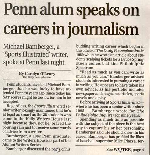 Penn alum speaks on careers in journalism