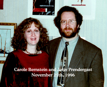 John Prendergast and Carole Bernstein