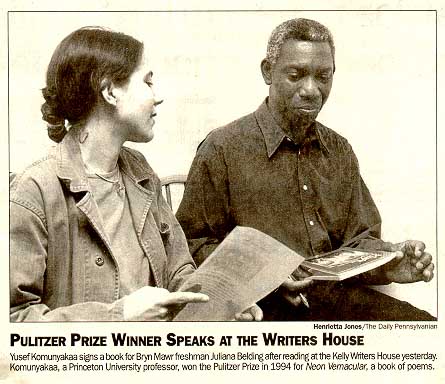 Pulitzer Prize Winner Speaks at the Writers House
