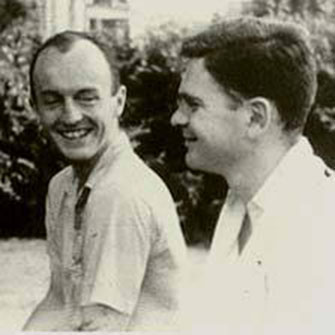 James Schuyler and Frank O'Hara, 1956