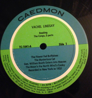 Side 1 of Caedmon Vachel Linday record