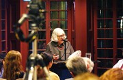 Author Cynthia Ozick gives a reading of her newest book at the Kelly Writers House. Ozick said the dark work was inspired in part by Winnie the Pooh. 
