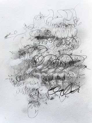 LFR 7, 14 x 11 inches. Graphite on paper. 2021.